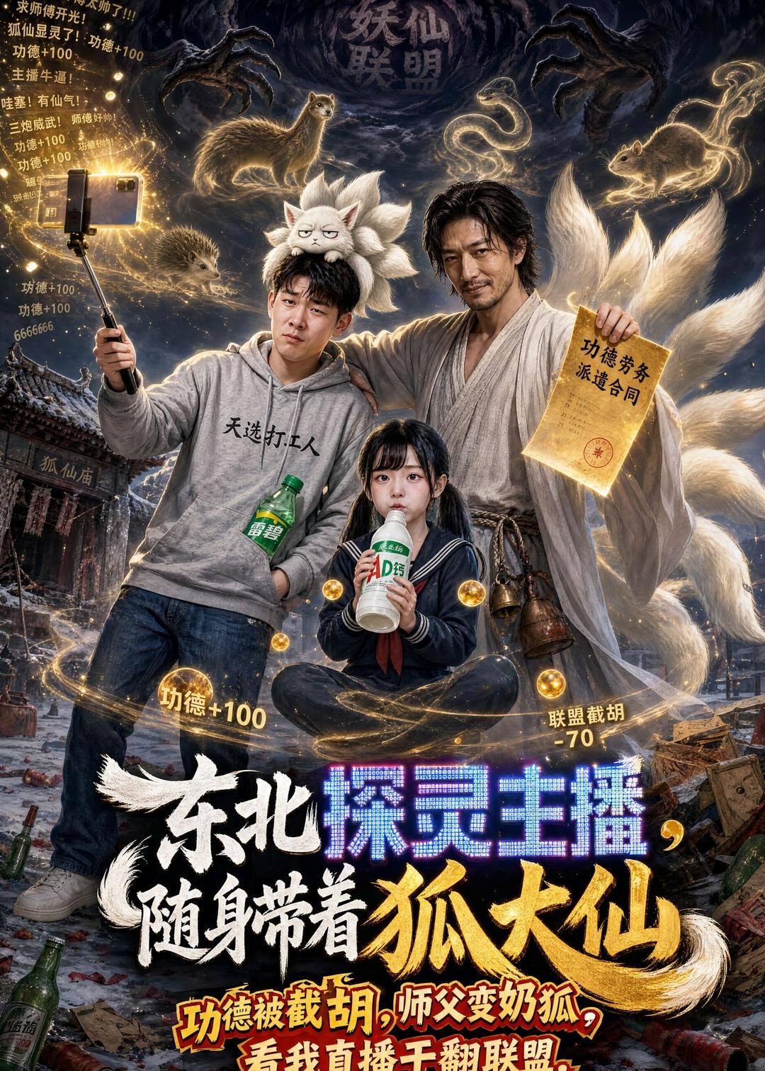 东北探灵主播,随身带着狐大仙