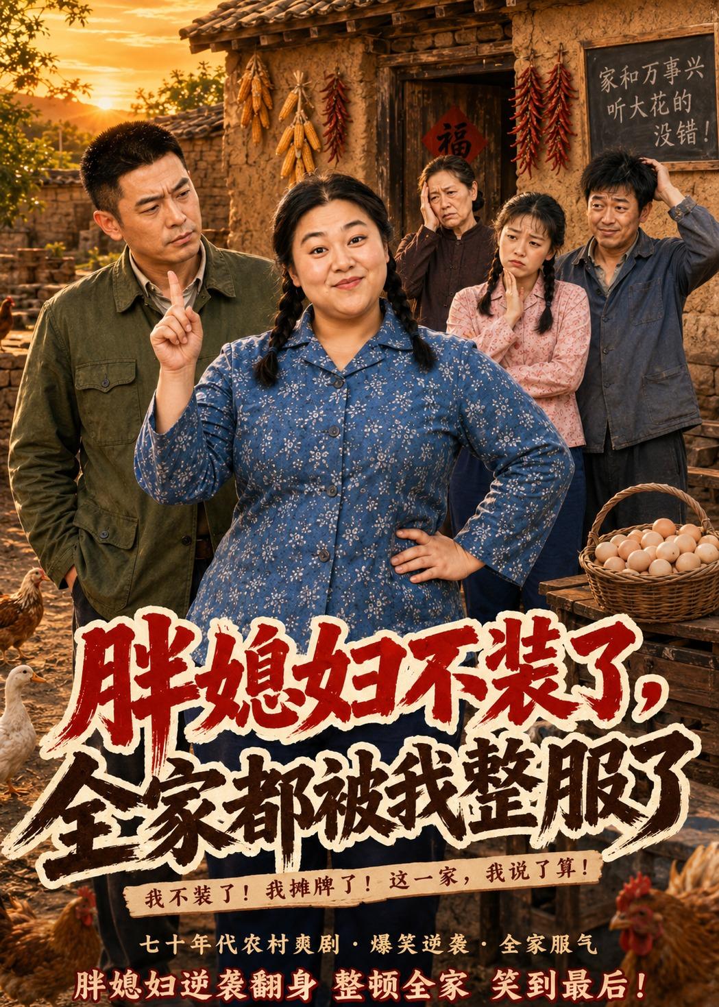 胖媳妇不装了,全家都被我整服了